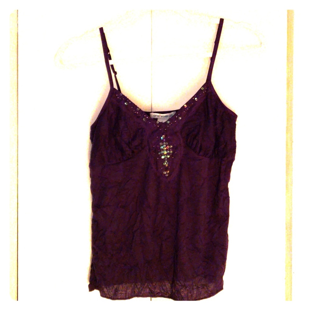 Purple Sequin Tank
